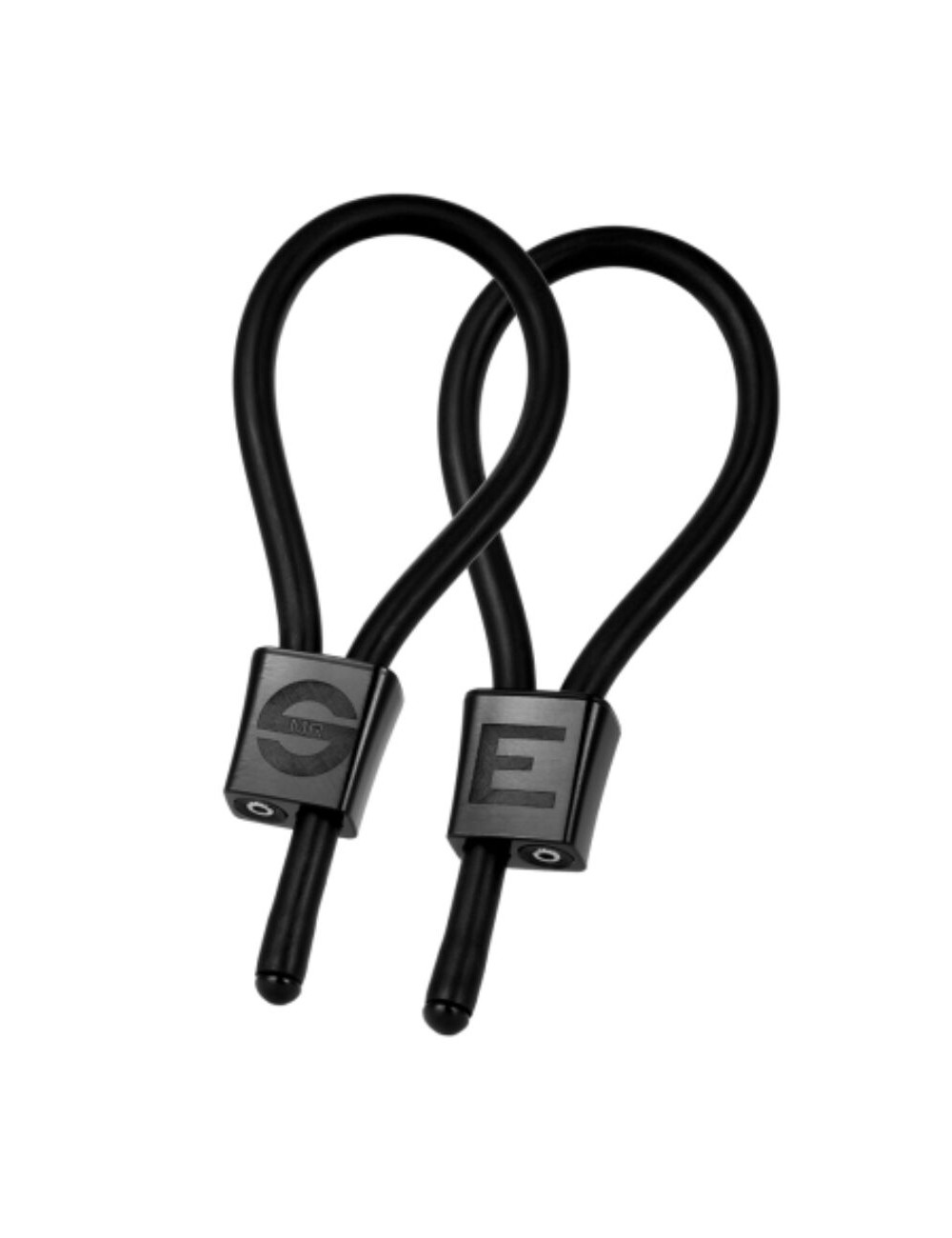 ELECTRASTIM - ANÉIS PENIANOS AJUSTÁVEIS PRESTIGE ELECTRA LOOPS PRETOS
