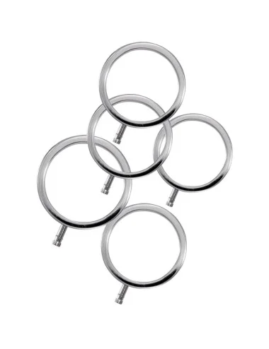ELECTRASTIM - ANÉIS DE METAL ELECTRARINGS PACOTE COM 5