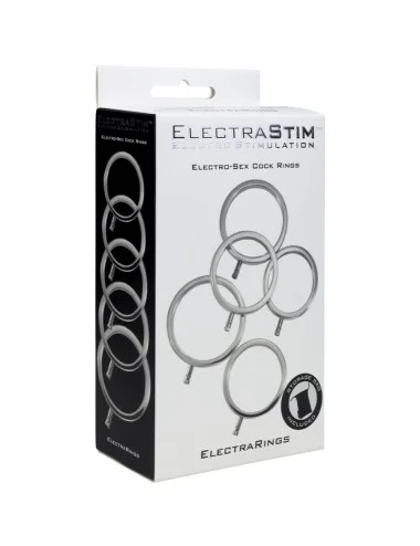 ELECTRASTIM - ANÉIS DE METAL ELECTRARINGS PACOTE COM 5