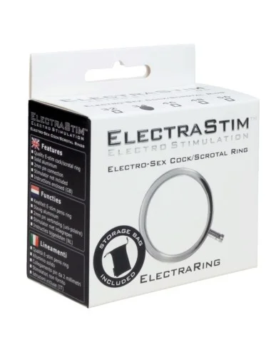 ELECTRASTIM - ANEL DE PÊNIS DE METAL ELECTRARINGS 32 MM