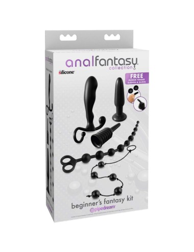 ANAL FANTASY ELITE COLLECTION - KIT ANAL FANTASY PARA INICIANTES PRETO