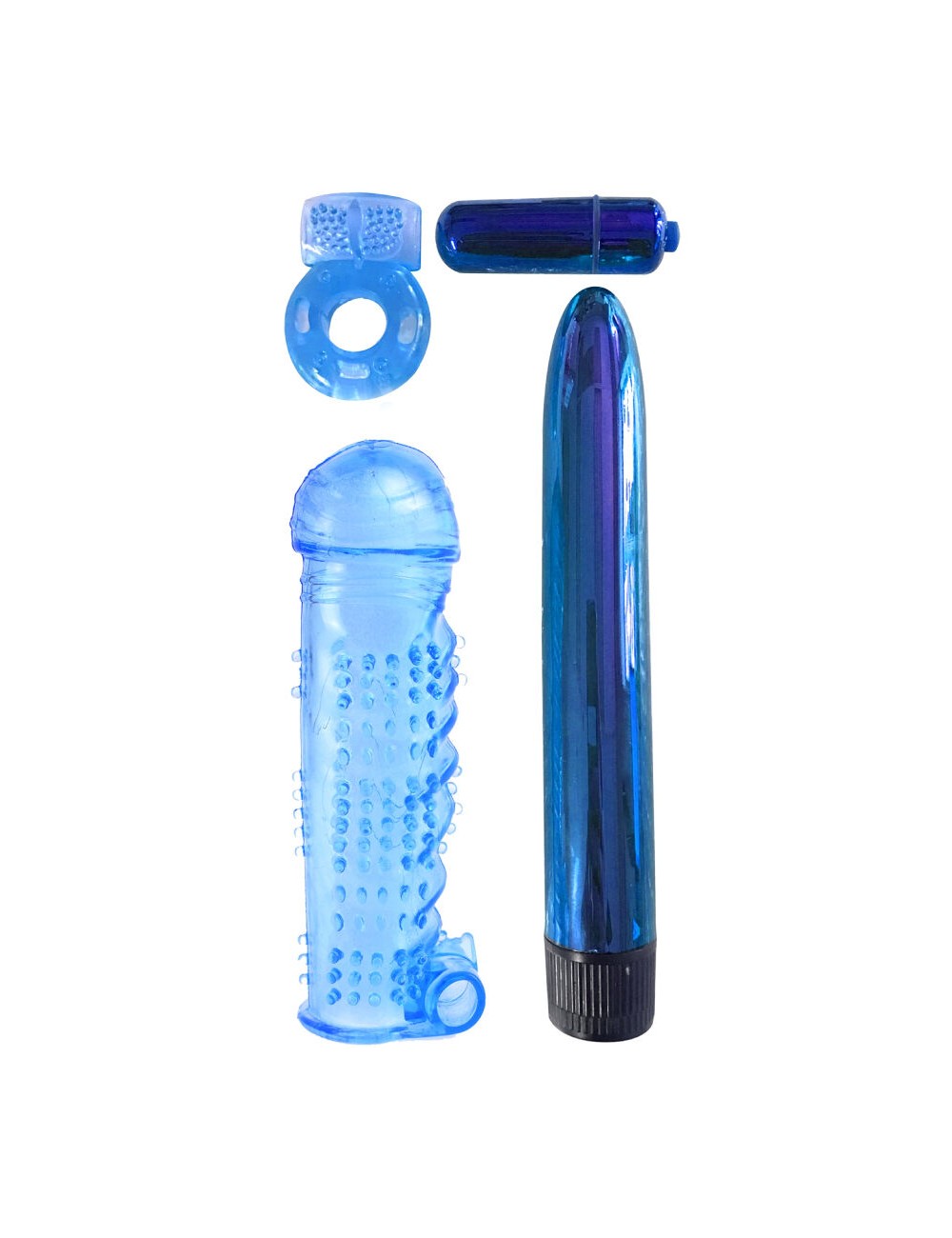CLASSIX - KIT PARA CASAIS DE PRAZER SUPREMO AZUL CLASSIX - KIT PARA CASAIS DE PRAZER SUPREMO AZUL