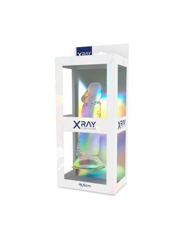 XRAY CLEAR DILDO TRANSPARENTE 16.5CM X 4CM