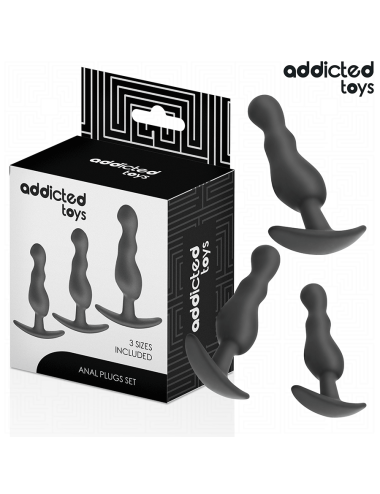 ADDICTED TOYS - CONJUNTO DE 3 PLUG ANAL MODELO 1