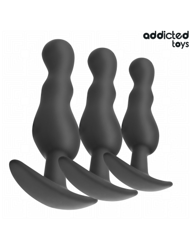 ADDICTED TOYS - CONJUNTO DE 3 PLUG ANAL MODELO 1