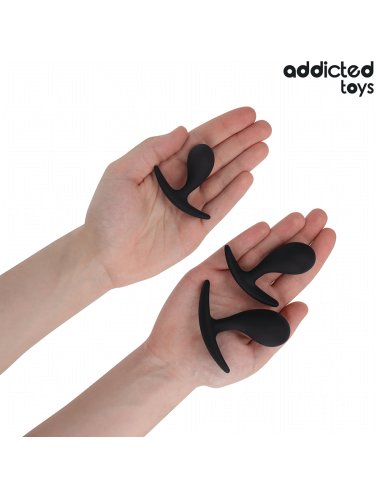 ADDICTED TOYS - CONJUNTO DE 3 PLUG ANAL MODELO 3