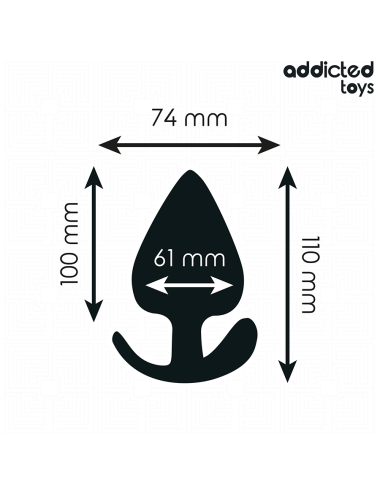ADDICTED TOYS - PLUG ANAL TAMANHO XXL 11 CM