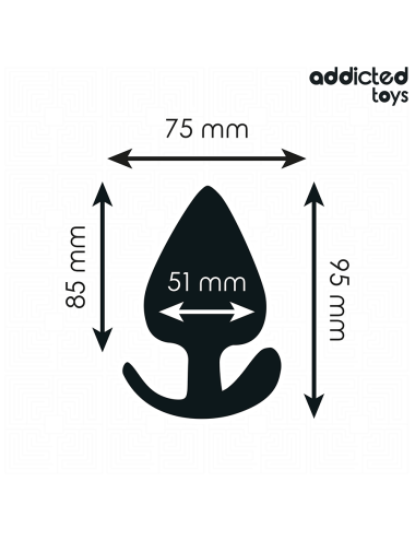 ADDICTED TOYS - PLUG ANAL TAMANHO XL 9.5 CM