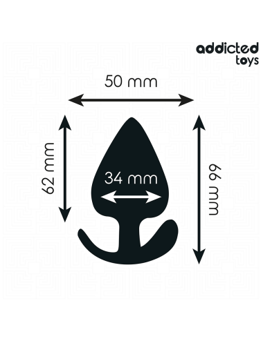ADDICTED TOYS - PLUG ANAL TAMANHO M 6,6 CM