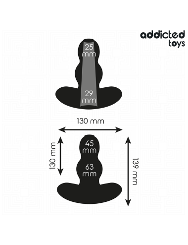 ADDICTED TOYS - PLUG ANAL OCO TAMANHO XL 13,9 CM