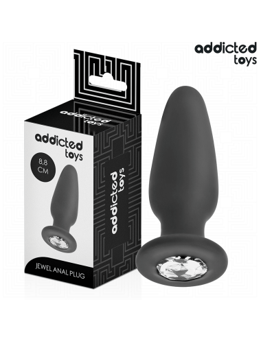 ADDICTED TOYS - PLUG ANAL COM JOIA TAMANHO S 8