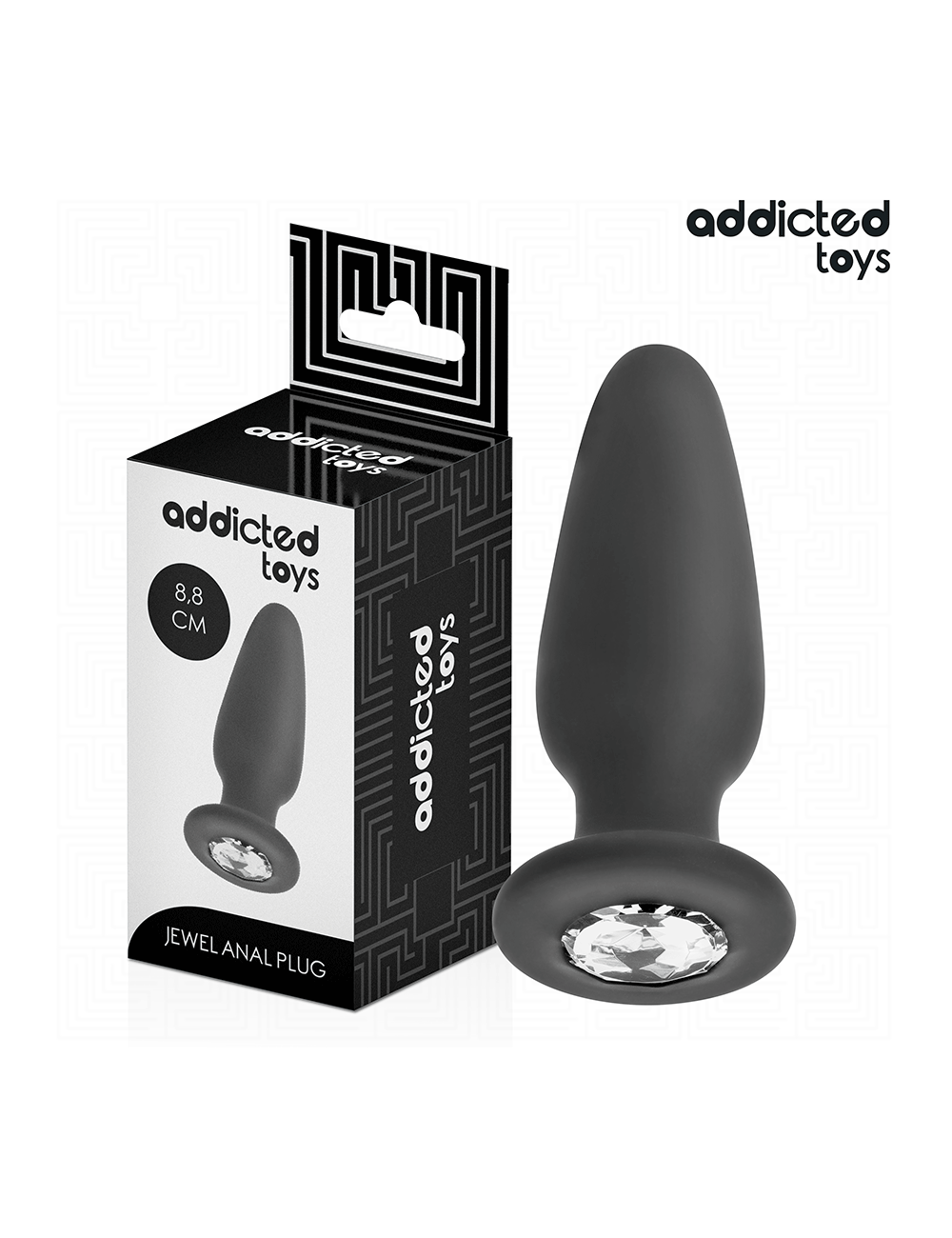 ADDICTED TOYS - PLUG ANAL COM JOIA TAMANHO S 8