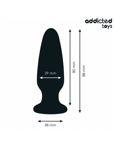 ADDICTED TOYS - PLUG ANAL COM JOIA TAMANHO S 8,8 CM