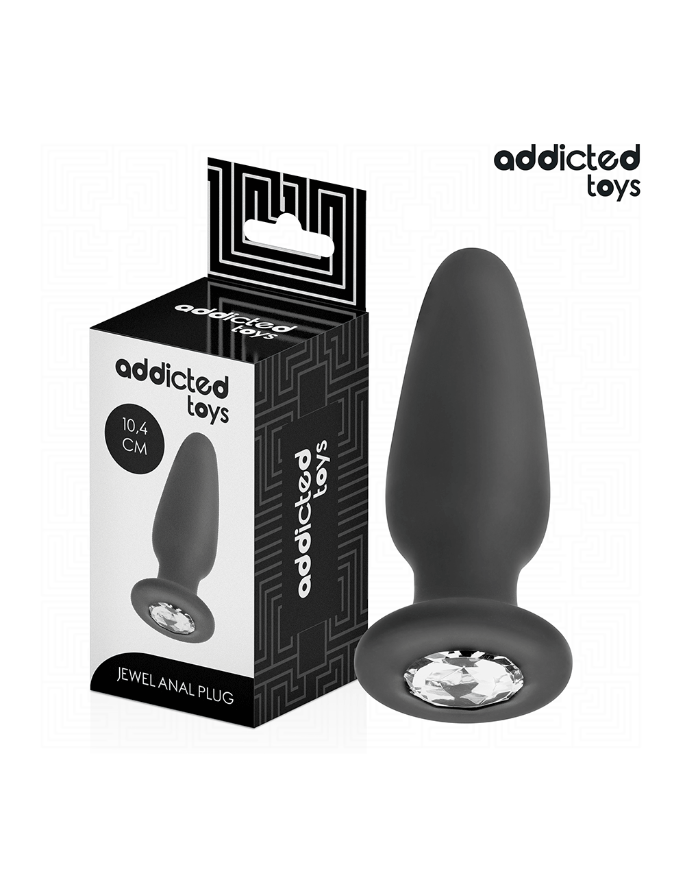 ADDICTED TOYS - PLUG ANAL COM JOIA TAMANHO M 10 ADDICTED TOYS - PLUG ANAL COM JOIA TAMANHO M 10