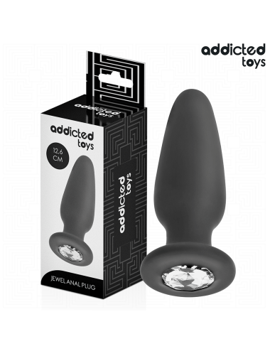 ADDICTED TOYS - PLUG ANAL COM JOIA TAMANHO L 12