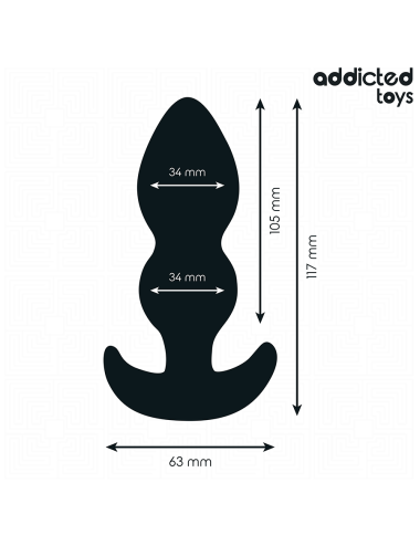 ADDICTED TOYS - PLUG ANAL TAMANHO L 11,7 CM