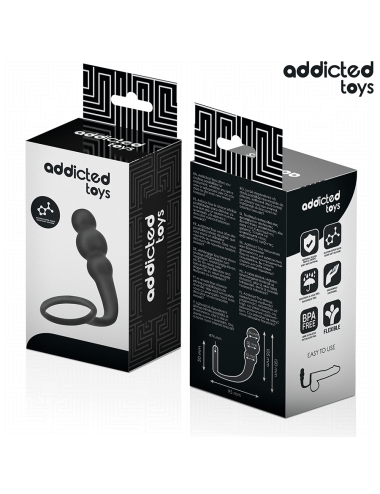 ADDICTED TOYS - PLUG ANAL COM ANEL MODELO 1