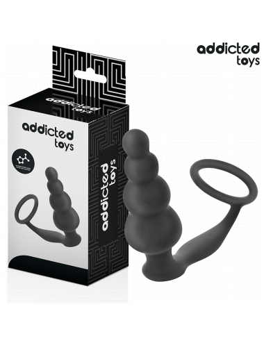 ADDICTED TOYS - PLUG ANAL COM ANEL MODELO 5