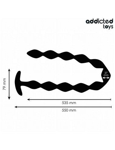 ADDICTED TOYS - PLUG ANAL EXTRA LONGO