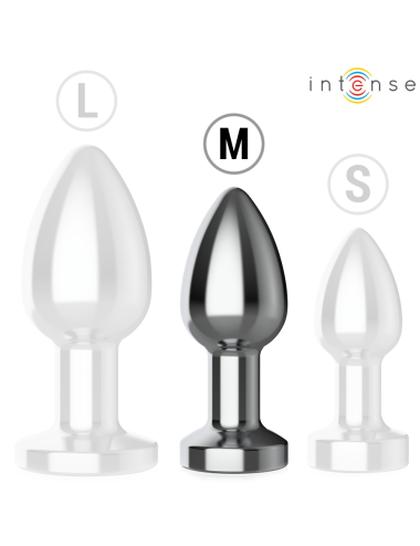 INTENSE - PLUG ANAL 10 VIBRAÇÕES METAL COM CONTROLE REMOTO M