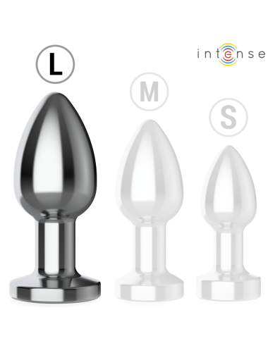 INTENSE - PLUG ANAL 10 VIBRAÇÕES METAL COM CONTROLE REMOTO L