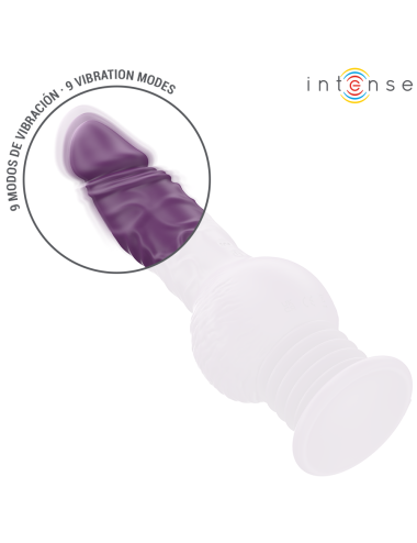 INTENSE - VIBRADOR MULTIFUNCIONAL TATUM COM VIBRAÇÃO PARA CIMA E PARA BAIXO 24 CM ROXO