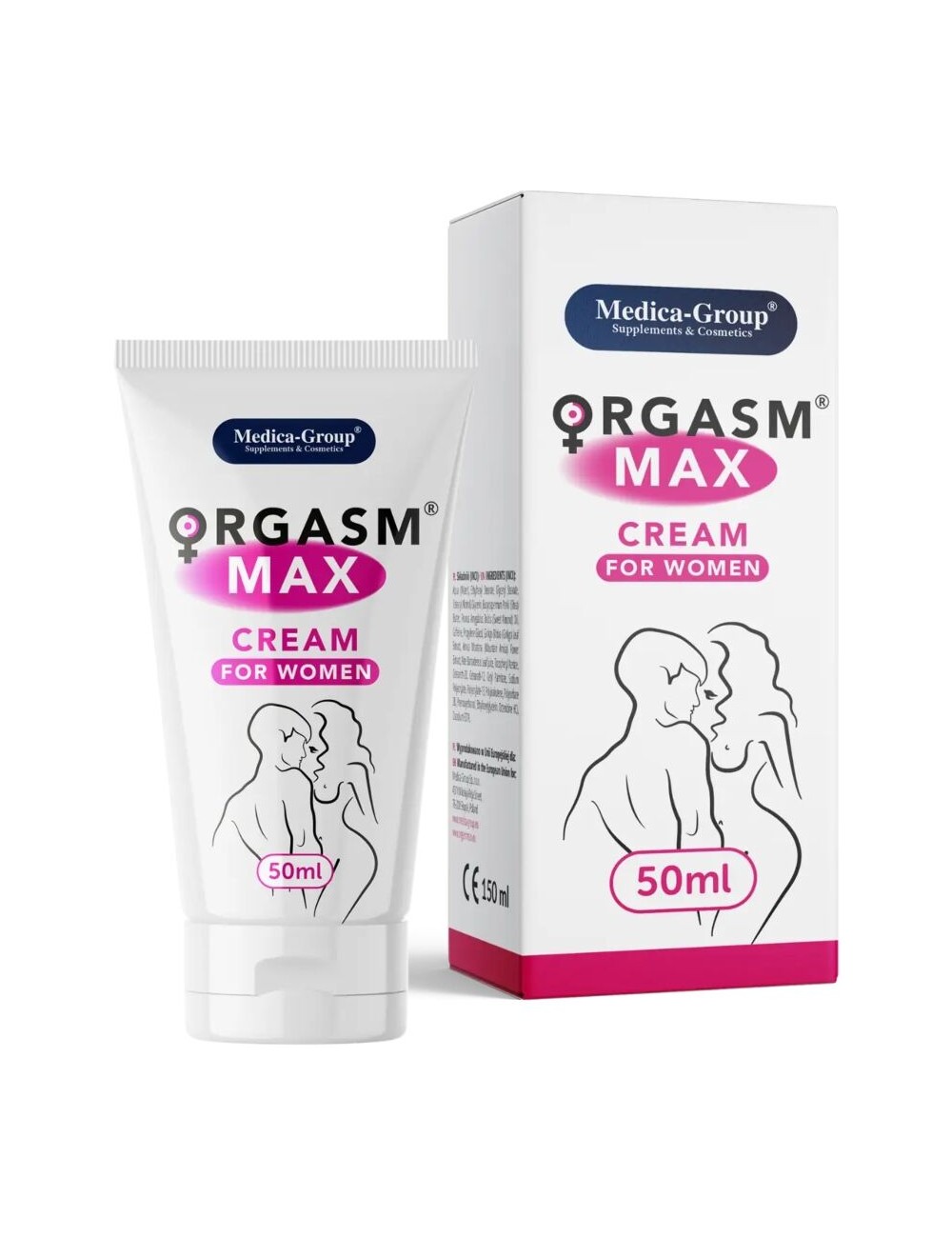 MEDICA GROUP - CREME ÍNTIMO ORGASM MAX PARA MULHERES 50 ML
