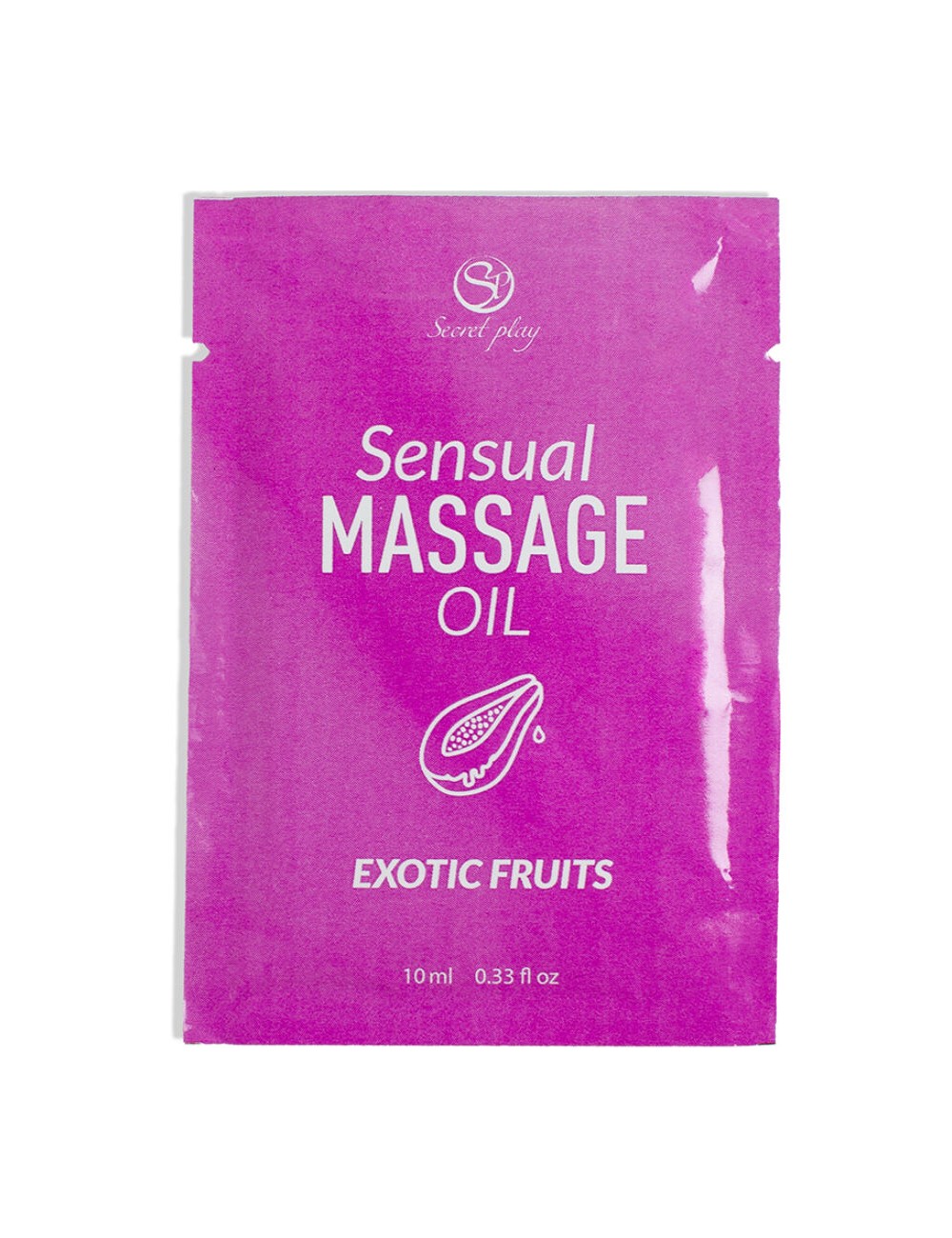 SECRETPLAY - ÓLEO DE MASSAGEM DE FRUTAS EXÓTICAS EM DOSE ÚNICA 10 ML