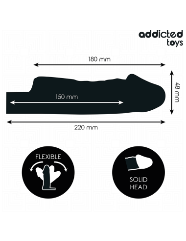 ADDICTED TOYS - EXTENSÃO DE PÊNIS TRANSPARENTE 27 CM