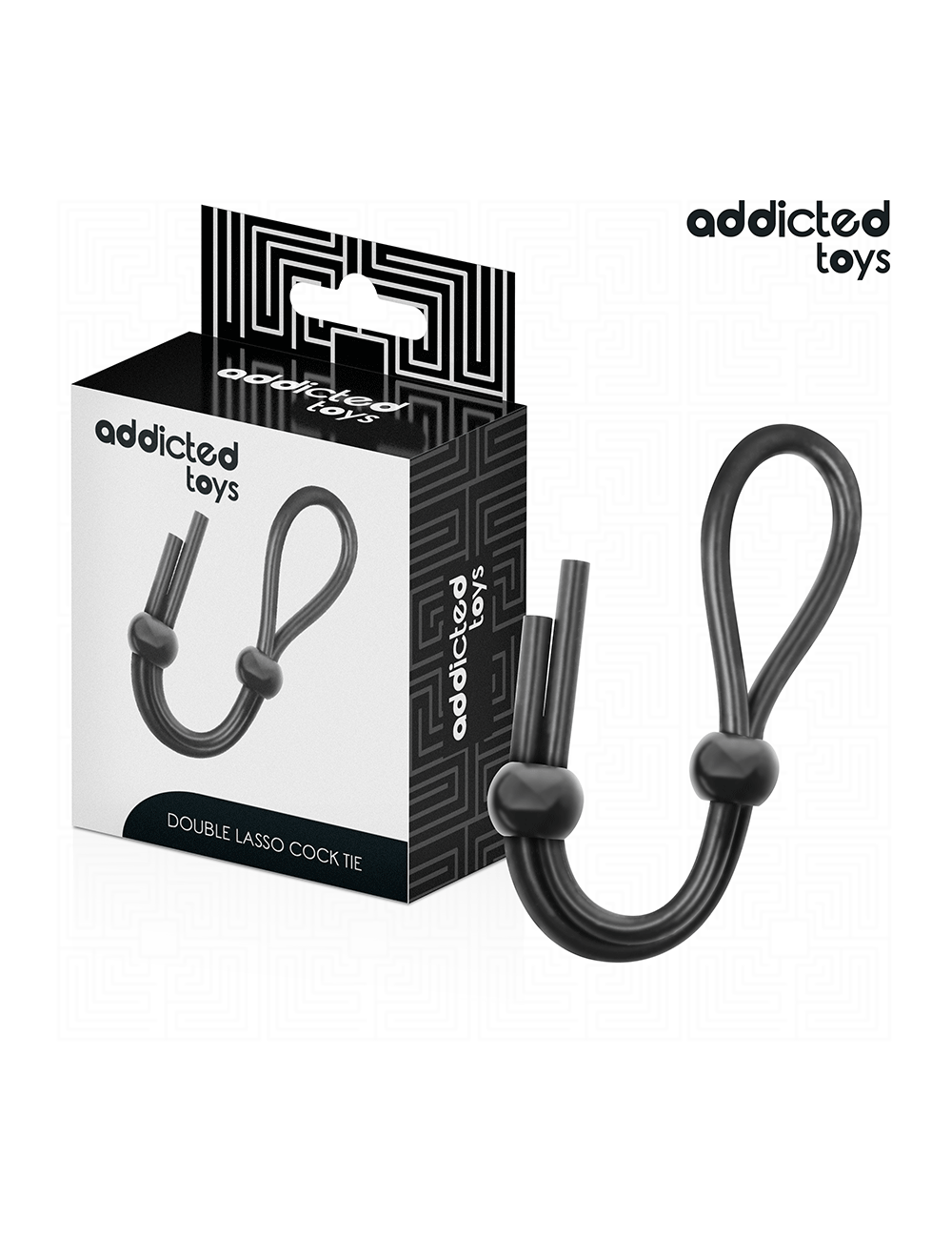 ADDICTED TOYS - CORDA DE SILICONE PARA O PÊNIS DE ALÇA DUPLA ADDICTED TOYS - CORDA DE SILICONE PARA O PÊNIS DE ALÇA DUPLA