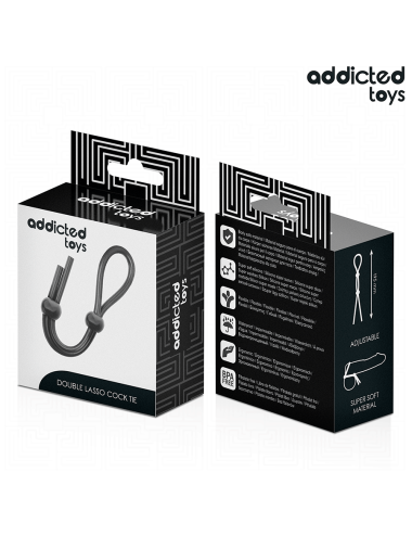 ADDICTED TOYS - CORDA DE SILICONE PARA O PÊNIS DE ALÇA DUPLA