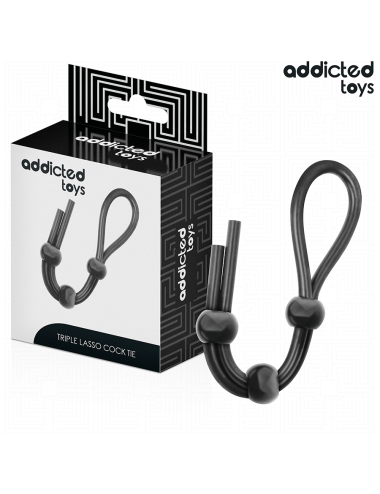 ADDICTED TOYS - CORDA DE SILICONE PARA O PÊNIS DE TRIPLO LOOP