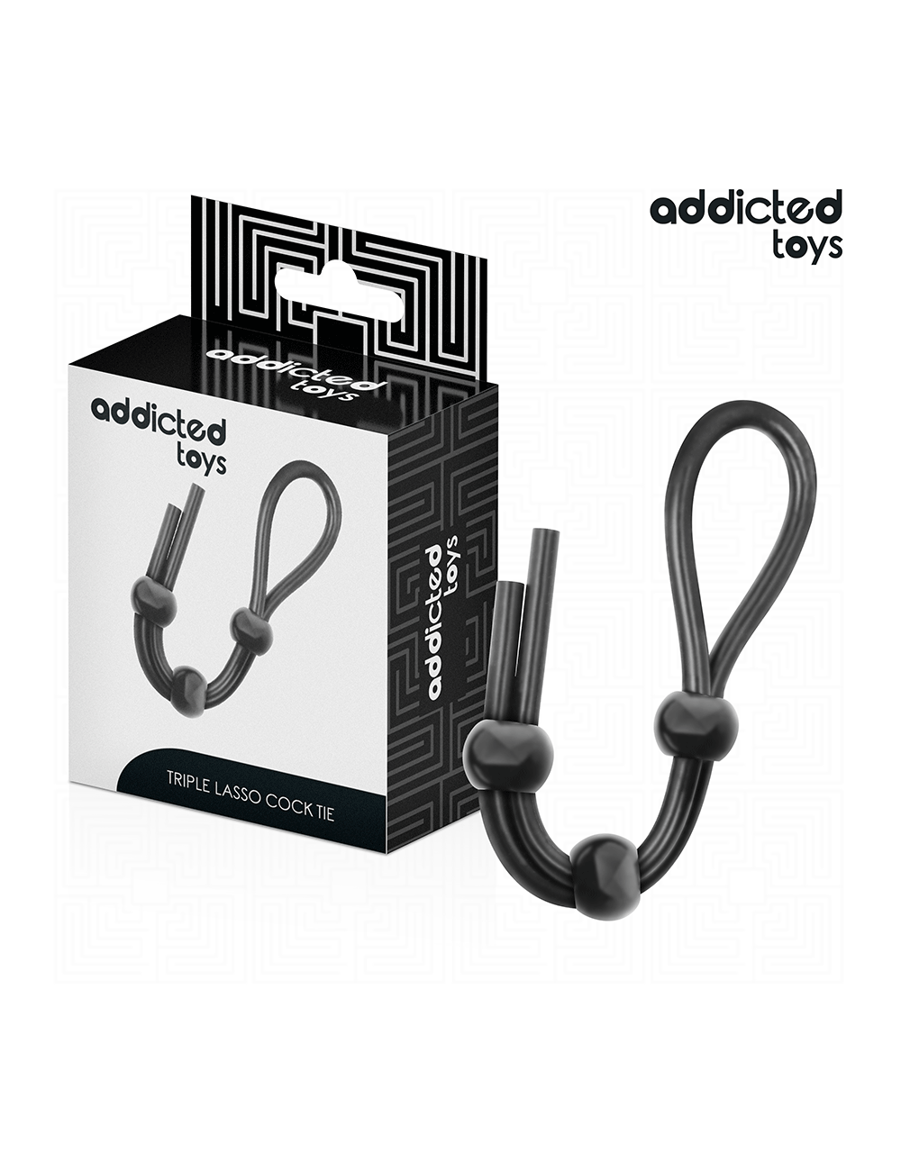 ADDICTED TOYS - CORDA DE SILICONE PARA O PÊNIS DE TRIPLO LOOP