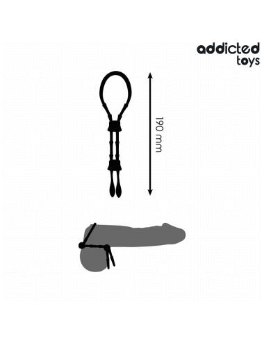 ADDICTED TOYS - CORDA DE SILICONE AJUSTÁVEL PARA O PÊNIS