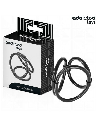 ADDICTED TOYS - ANEL TRIPLO PARA O PÊNIS