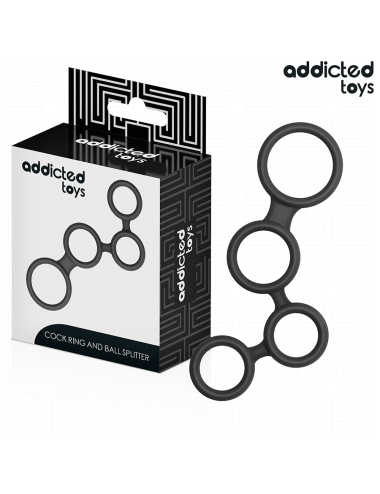 ADDICTED TOYS - ANEL PARA PÊNIS COM DIVISORES PARA TESTÍCULOS