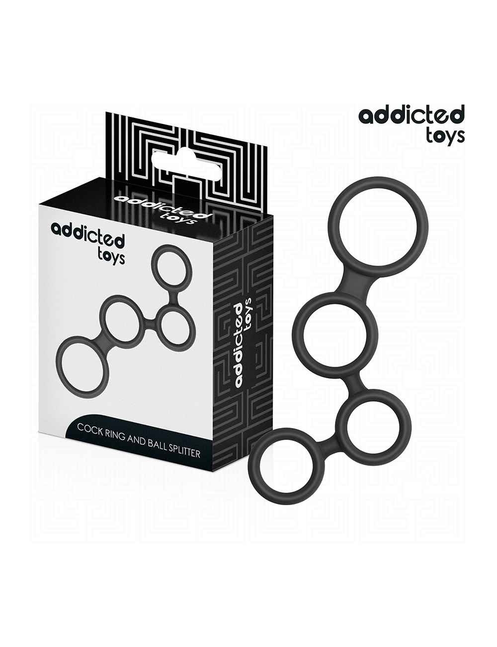 ADDICTED TOYS - ANEL PARA PÊNIS COM DIVISORES PARA TESTÍCULOS