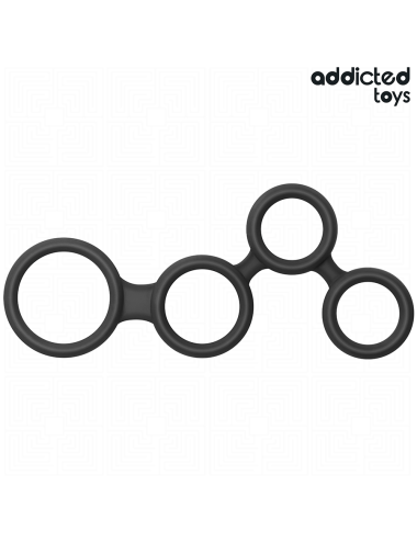 ADDICTED TOYS - ANEL PARA PÊNIS COM DIVISORES PARA TESTÍCULOS