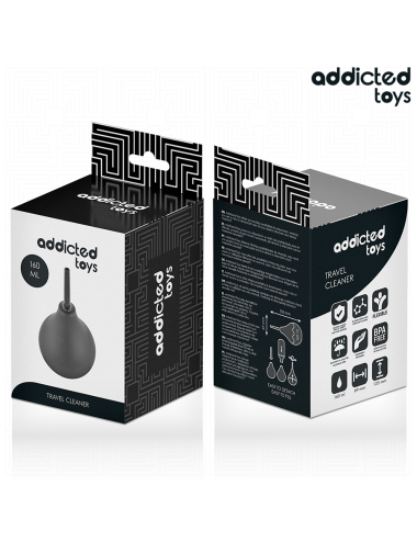 ADDICTED TOYS - LIMPADOR ANAL DE VIAGEM TAMANHO M 160 ML