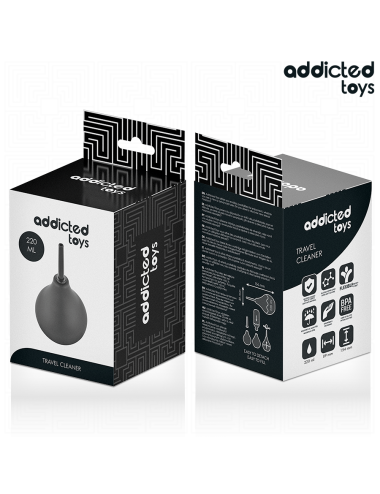 ADDICTED TOYS - LIMPADOR ANAL DE VIAGEM TAMANHO L 220 ML