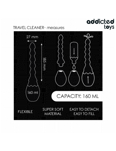 ADDICTED TOYS - LIMPADOR DE VIAGEM MODELO 2