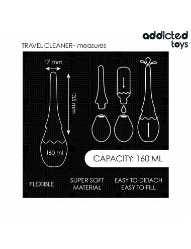 ADDICTED TOYS - LIMPADOR DE VIAGEM MODELO 3