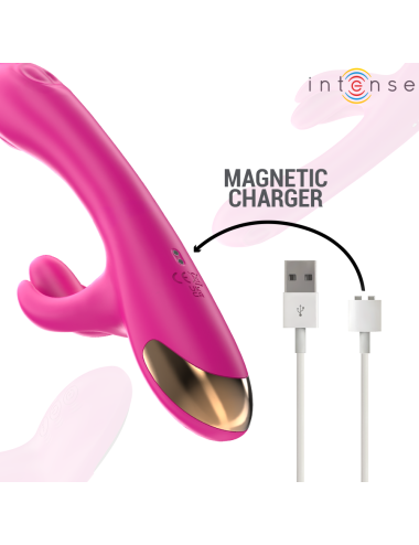 INTENSE - BRITNEY MULTIFUNCIONAL RABBIT VIBRADOR 23 CM ROSA