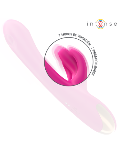 INTENSE - BRITNEY MULTIFUNCIONAL RABBIT VIBRADOR 23 CM ROSA