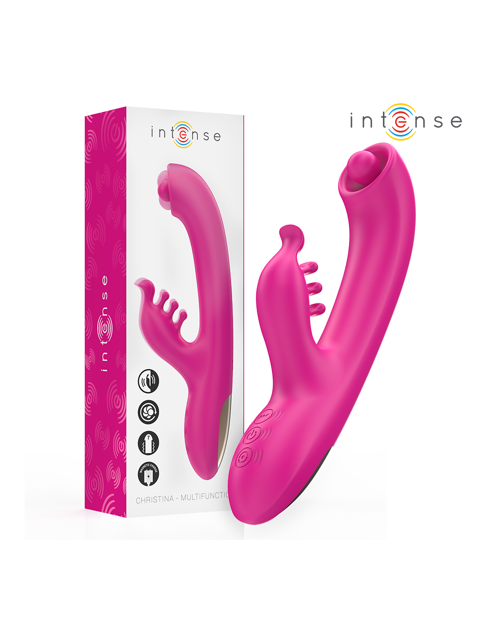 INTENSE - CHRISTINA MULTIFUNCIONAL RABBIT VIBRADOR 22 INTENSE - CHRISTINA MULTIFUNCIONAL RABBIT VIBRADOR 22