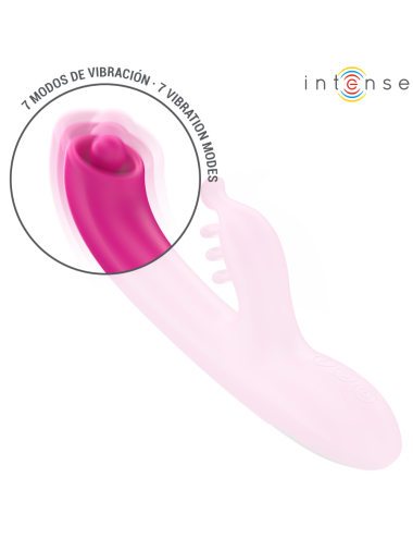 INTENSE - CHRISTINA MULTIFUNCIONAL RABBIT VIBRADOR 22,5 CM ROSA