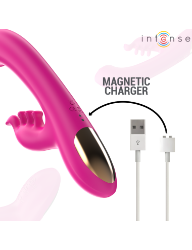 INTENSE - CHRISTINA MULTIFUNCIONAL RABBIT VIBRADOR 22,5 CM ROSA