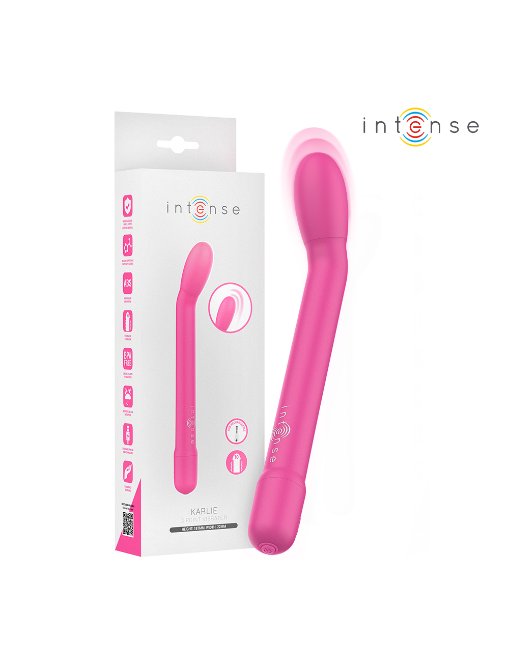 INTENSE - ESTIMULADOR DE PONTO G ROSA