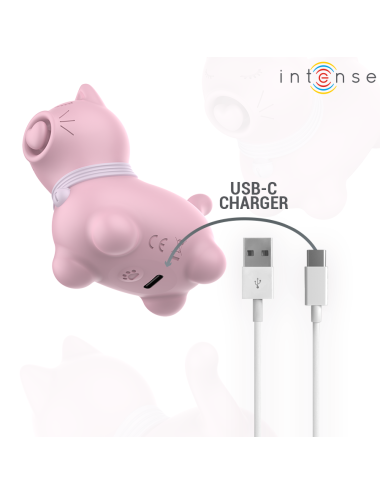 INTENSE - ESTIMULADOR DE CLITÓRIS PARA FILHOTES ROSA