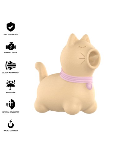 INTENSE - ESTIMULADOR DE CLITÓRIS PARA CACHORRO AMARELO